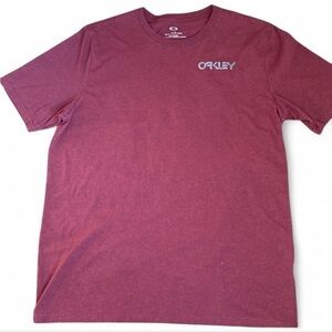 Men’s Oakley T-shirt Regular fit XL Maroon